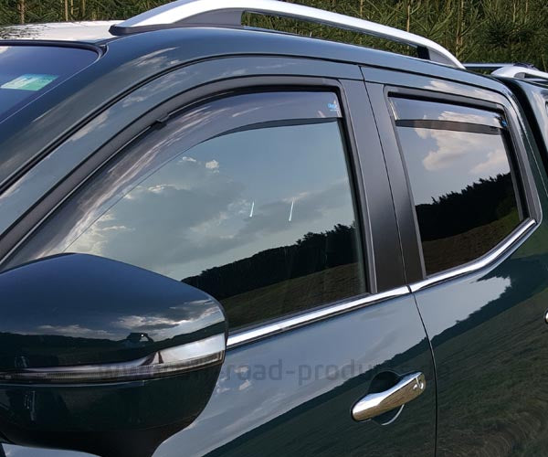 ClimAir Windabweiser Schwarz Für Mercedes A-Klasse W177 2018 - Hintere Türen