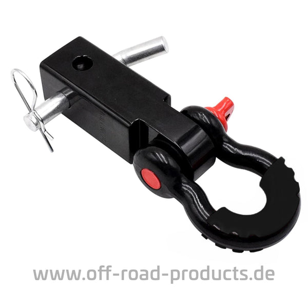 Tow hook insert two inches with shackle