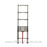 Alu-Teleskopleiter 2,9 m für Fahrzeug, Dachträger & Dachzelt