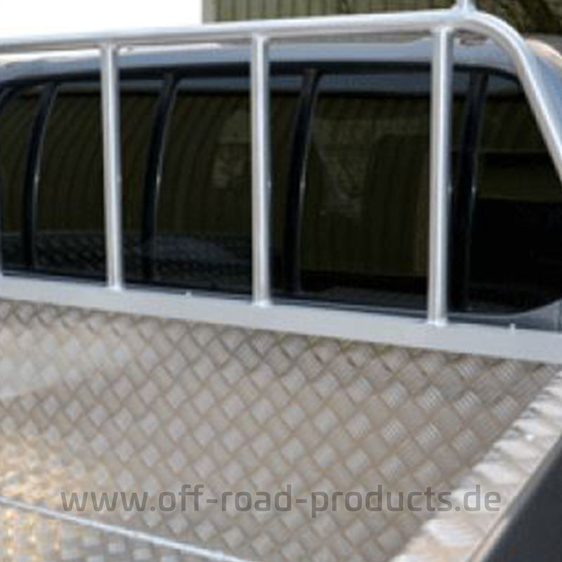 Alu Laderaumwabdeckung Overrail passend für den Fiat Fullback Doppelkabiner