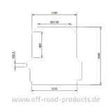 Antirutschmatte Ford Ranger PHEV 2023 DC