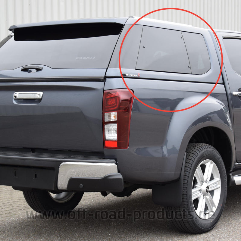 Ausstellfenster Rechts / Beifahrerseite Type E Isuzu D-Max