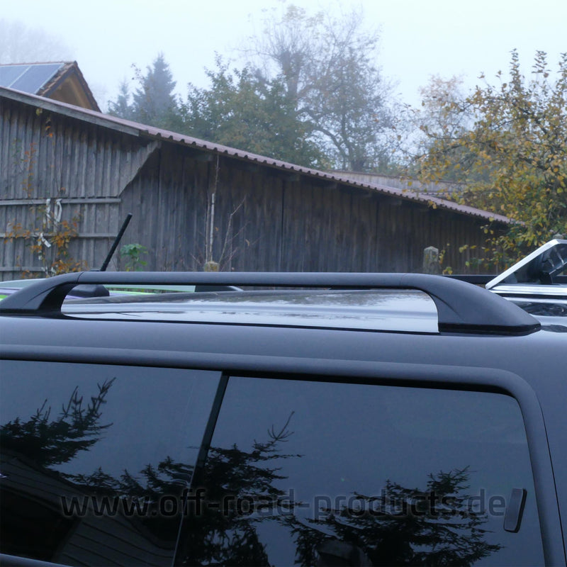 Dachreling Paar universal verwendbar - Farbe schwarz