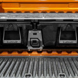 Decked Schubladensystem Jeep Gladiator mit einer schmalen und einer breiten Schublade