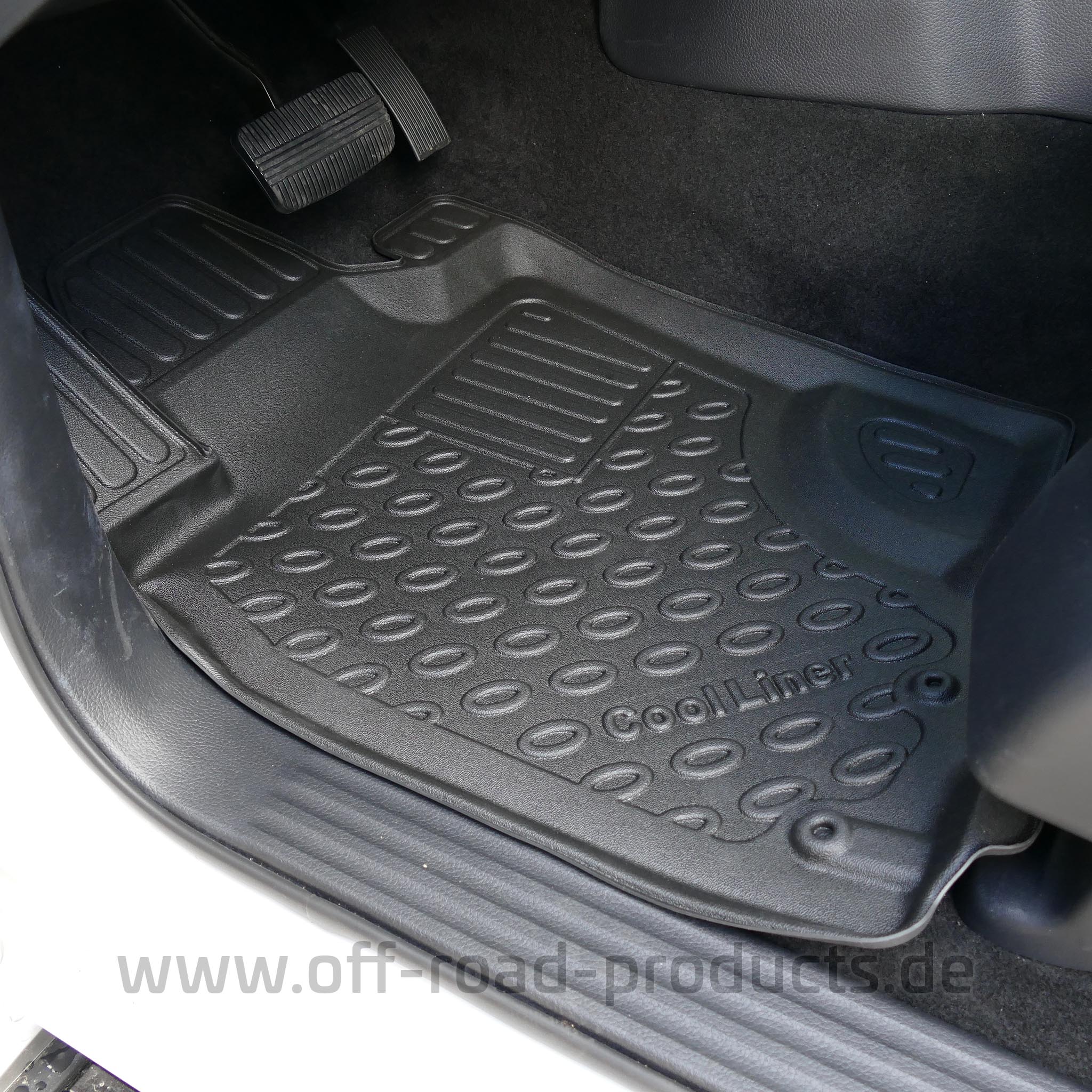 Rubber floor mats set Nissan Navara NP300 DC ORP4x4