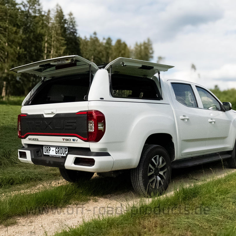 Hardtop Elysium mit aufklappbaren Seiten für den Maxus T90 