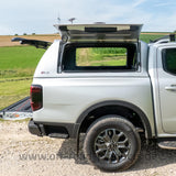 Hardtop Fleetrunner Ford Ranger 2023 DC alle Klappen geöffnet