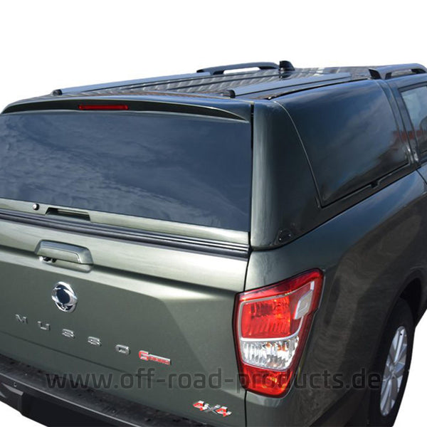 Hardtop Force Pro+ KGM Ssang Yong Musso Grand mit GFK Seitenklappen