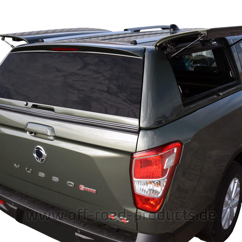 Hardtop Force Pro+ KGM Ssang Yong Musso Grand Modernes Hardtop mit Dachspoiler