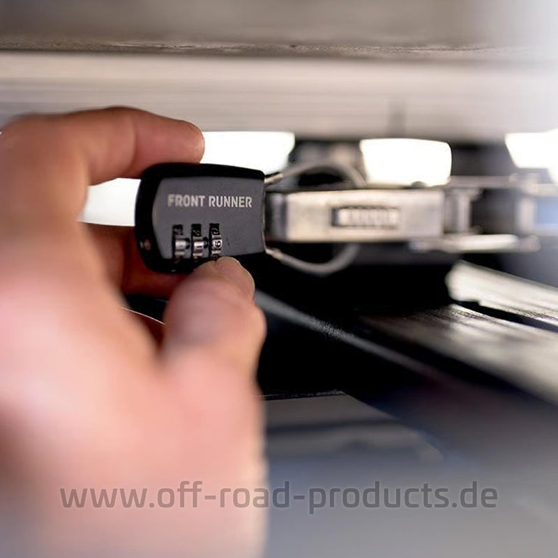 Vorhängeschloss mit Drahtseil