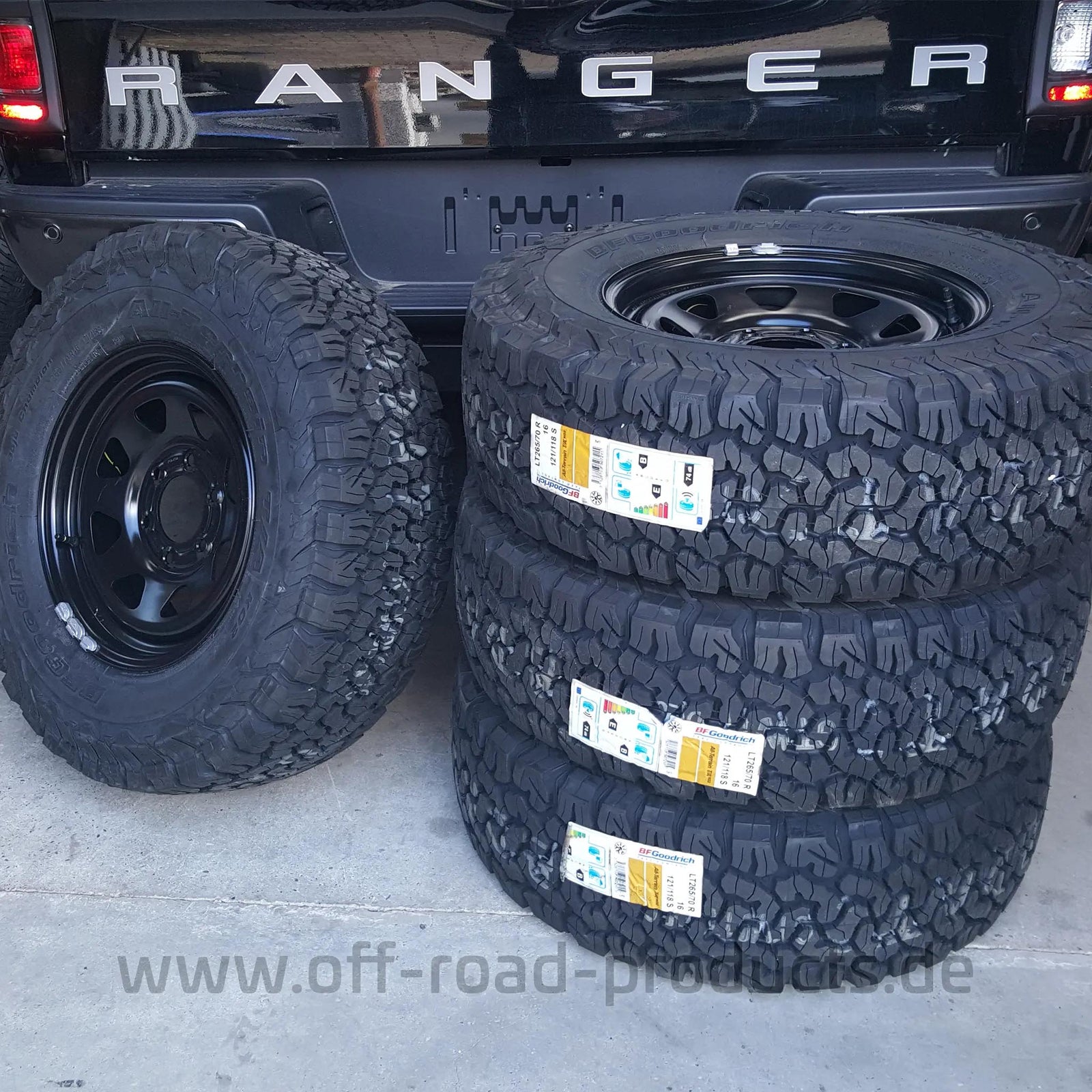 On sale Ford Ranger Alufelgen mit Reifen