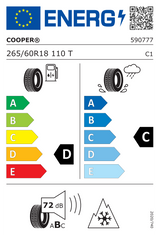 265-60R18 Cooper Discoverer AT3 - Sport2 4 Season