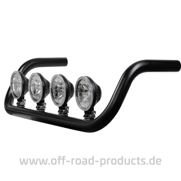 Sprinter Hochdach Lampenträger - schwarz für die Montage von Arbeits- oder Zusatscheinwerfern beim Mercedes Sprinter mit Hochdach wie dem B906, B907, B910
