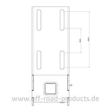 Markisen Halterung Bat-Wing und Manta Wing