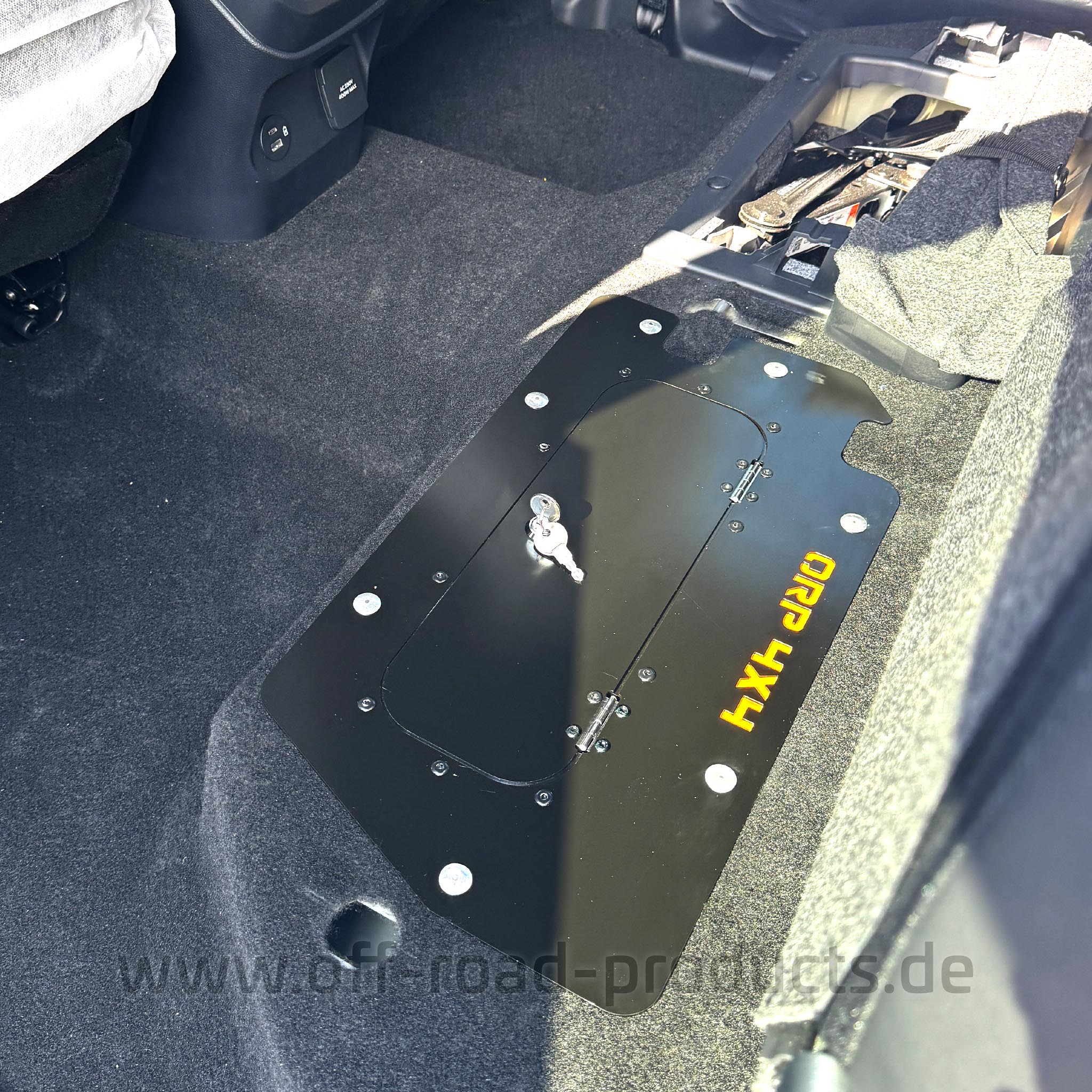ORP4x4 Rücksitzbank-Safe Ford Ranger 2023+ | Safe Fahrerseite links ...