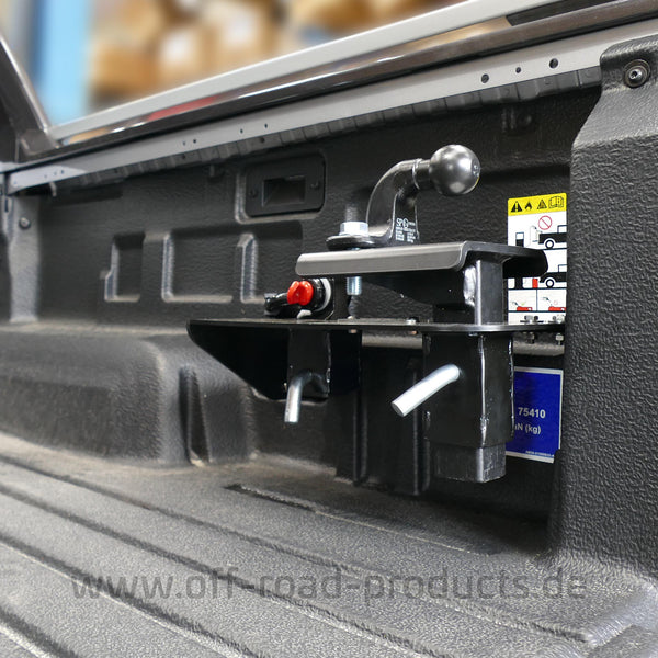 ORP4x4 HitchKeeper - Kupplungsaufnahme für 2"-AHK passend für Ford Ranger ab 2023+ mit Kunststoffladeraumwanne