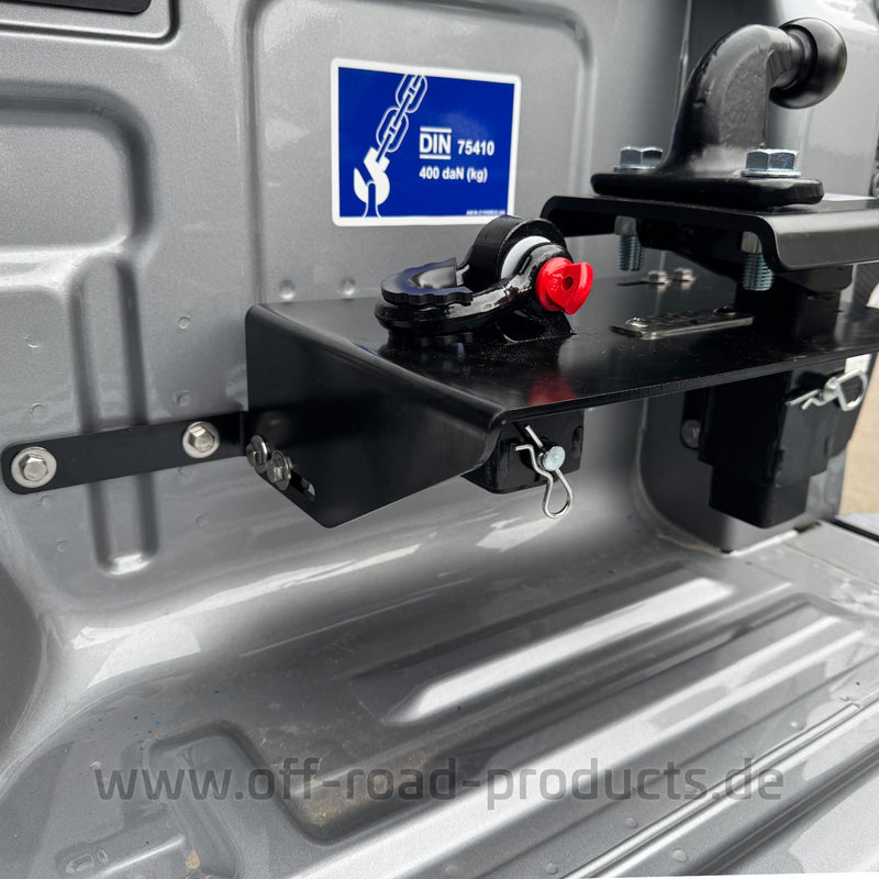 ORP4x4 HitchKeeper - Kupplungsaufnahme für 2"-AHK inkl. Schlepphaken Einschub zwei Zoll mit Schäkel