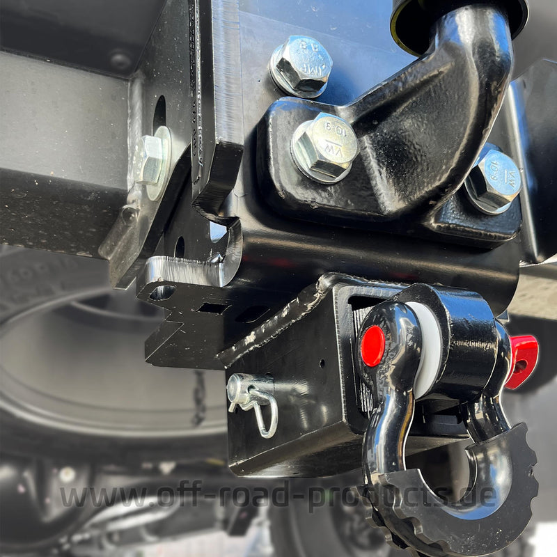 anhängerkupplung hängematte Höhenverstellbare AHK-Adapterplatte mit 2-Zoll Einschub für Ford Ranger 2AB – ORP4x4