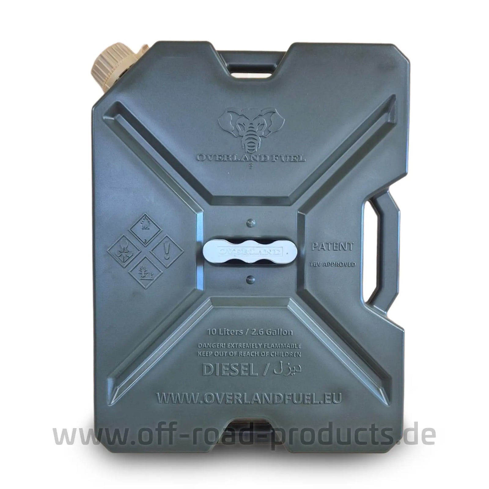 Diesel Kanister 10L Overland Fuel 2,6 Gallonen robust Offroad – ORP4x4