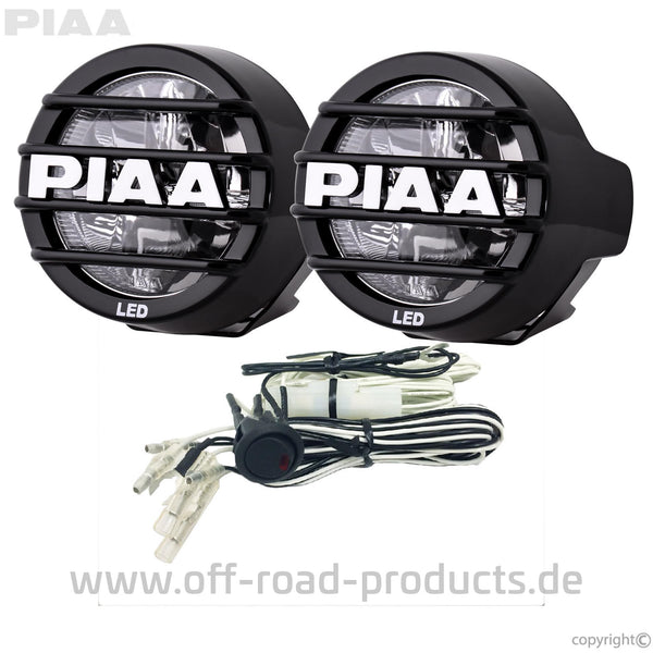 Scheinwerferkit PIAA LP530 LED mit Gitter und Kabelsatz