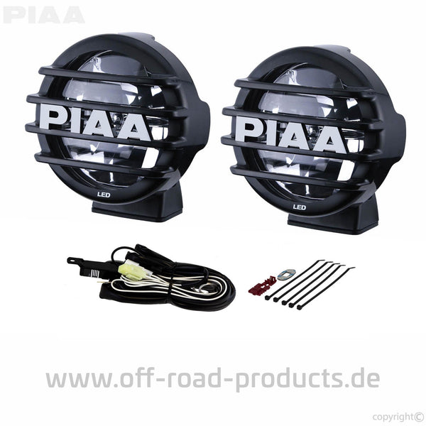 Scheinwerferkit PIAA LP560 LED mit Gitter und Kabelsatz