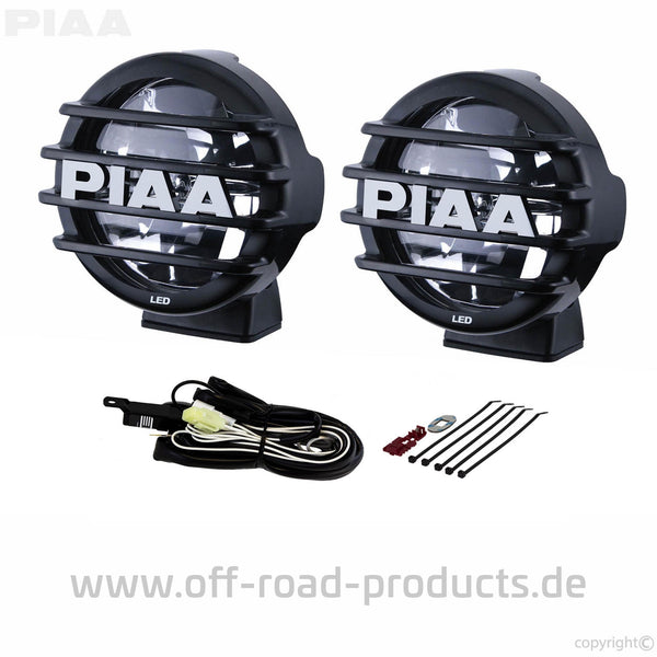 Scheinwerferkit PIAA LP550 LED mit Gitter und Kabelsatz