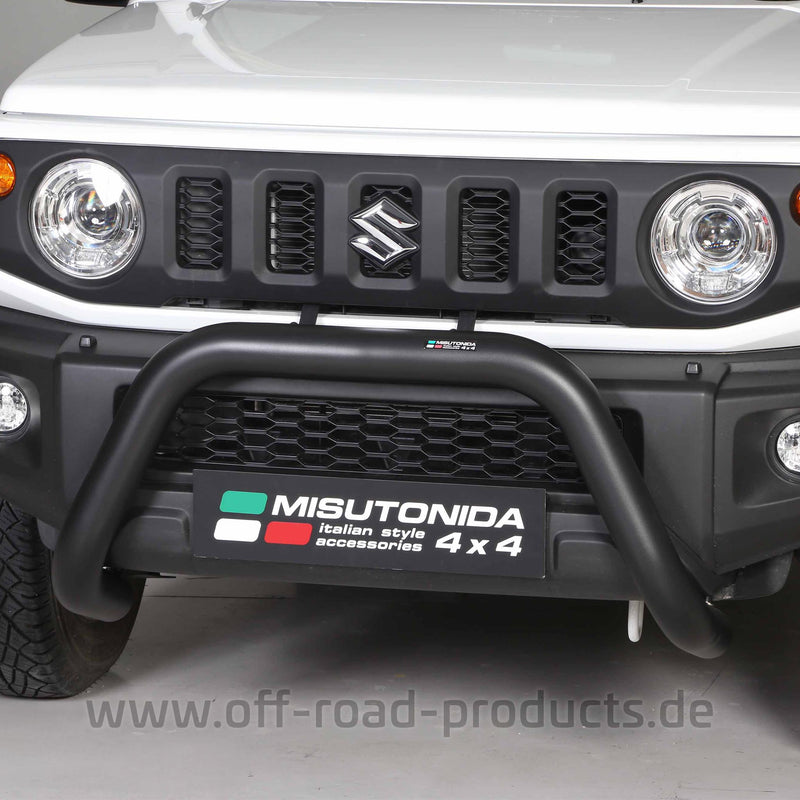 Rammschutzbügel Super Bar Suzuki Jimny ab 2018 in Schwarz Detailaufnahme