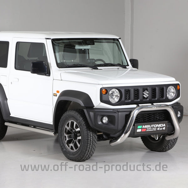 Rammschutzbügel Super Bar Suzuki Jimny ab 2018 in Edelstahl Glanzpoliert