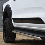 Ford Ranger Tür-Trim-Kit (2019+) – 4-teilig, Matt Schwarz