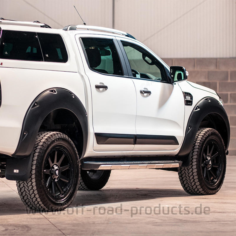 Ford Ranger Tür-Trim-Kit (2019+) – 4-teilig, Matt Schwarz