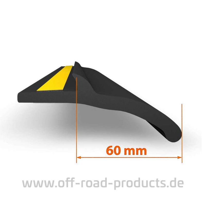 Kotflügelverbreiterung - Hartgummi - Universal - 60 mm