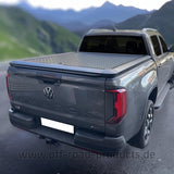 Upstone Evolve Alu Laderaumabdeckung für VW Amarok 2023 in schwarz