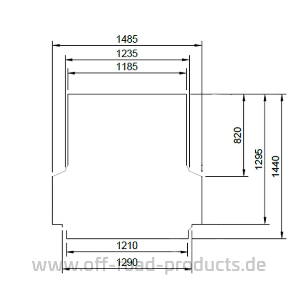 Antirutschmatte Ford Ranger Raptor 2023 DC