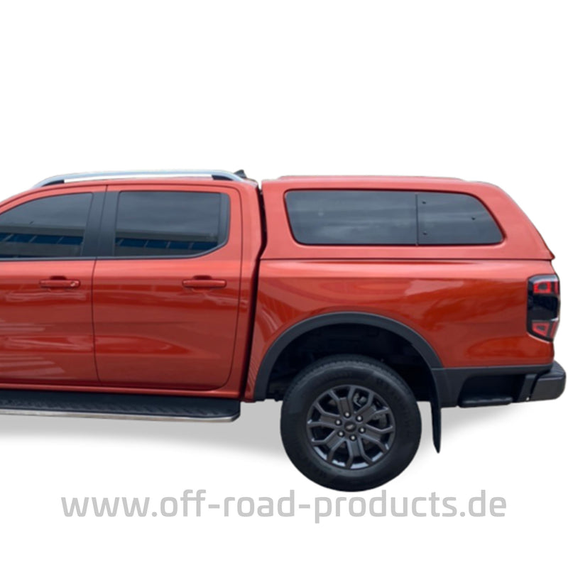 Hardtop Aeroklas mit Ausstellseitenfenster für den Ford Ranger 2023 