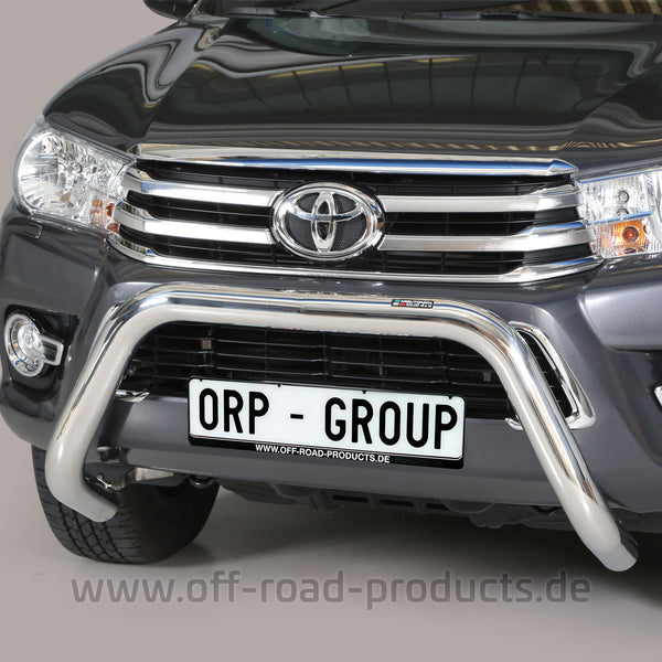 Bull bar Black or stainless steel Toyota Hilux