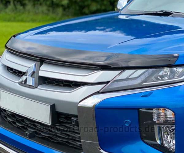 4x Windabweiser Regenabweiser Für Mitsubishi L200 2007-2014 Acryl Dunkel